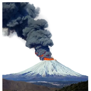 Peaceful Volcano Valley Png Hfq PNG image