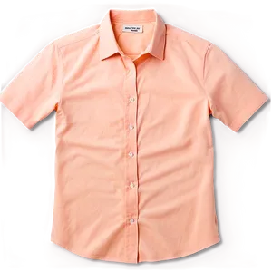 Peach Blank Shirt PNG Fsj