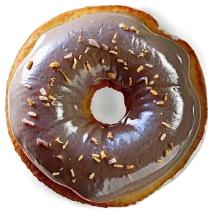 Peach Cobbler Donut PNG Mku