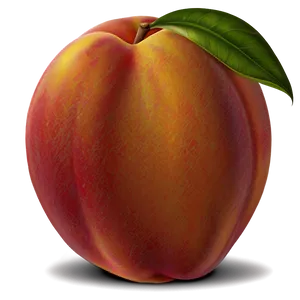 Peach Illustration PNG Ojr