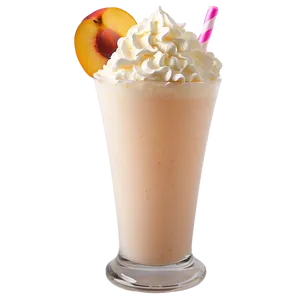 Peach Milkshake Png Wpw62 PNG image
