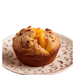 Peach Muffin Bake Png 39 PNG image