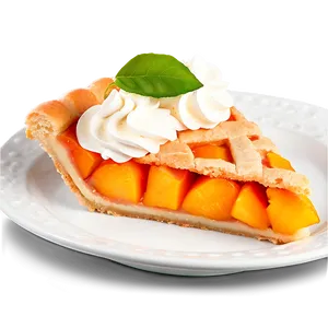 Peach Pie Slice Png 3 PNG image