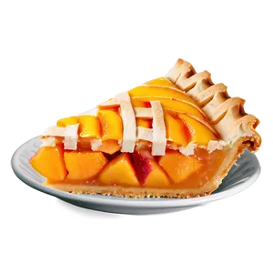 Peach Pie Slice PNG Uoj PNG