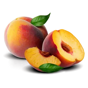 Peach Slice Design Png 05242024 PNG image