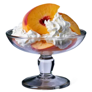 Peach Sundae Topping PNG Rtk