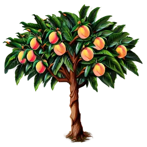 Peach Tree Png 06282024 PNG image