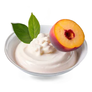 Peach Yogurt Png 60 PNG image