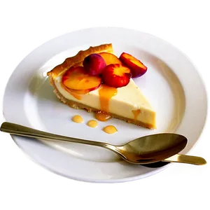 Peaches And Cream Flan PNG 06132024