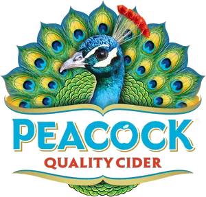Peacock Cider Brand Logo PNG image