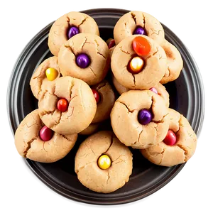 Peanut Butter Blossoms Cookies PNG Kgk