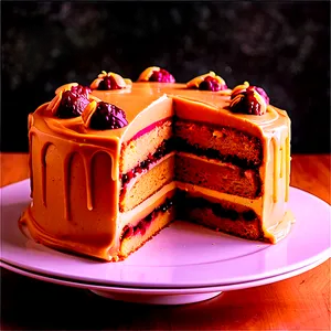 Peanut Butter Jelly Layer Cake PNG Hvl