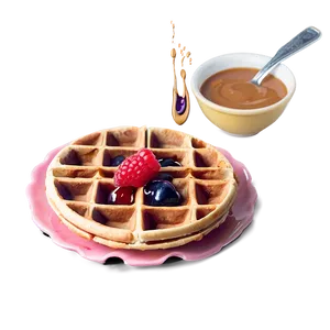 Peanut Butter Jelly Waffles Png Rlx52 PNG image