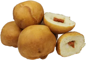 Peanut Butter Stuffed Buns PNG