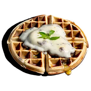 Pear And Gorgonzola Waffle PNG Idf PNG