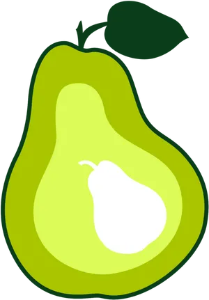 Pear Matryoshka Concept Art PNG image