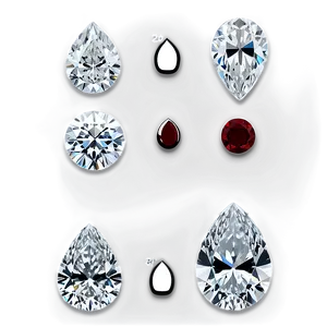 Pear Shaped Diamonds Png Jom88 PNG image