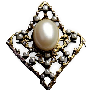 Pearl Brooch Png 85 PNG image