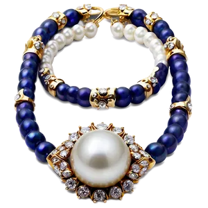 Pearl Jewelry Set PNG 11