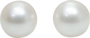 Pearl Studs Product Display PNG image