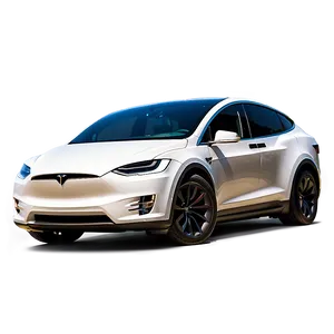 Pearl White Tesla Model X Png 73 PNG image