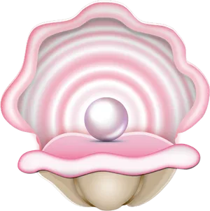 Pearlin Oyster Illustration PNG image