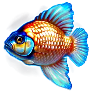 Pearlscale Goldfish Png Sjd PNG image