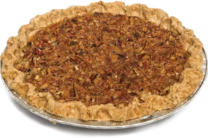 Pecan Pie Whole Dessert PNG image