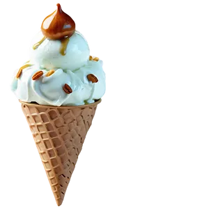 Pecan Praline Ice Cream Sundae Png 80 PNG image