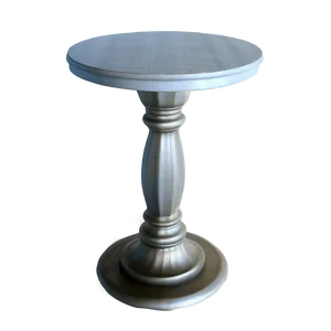 Pedestal Side Table Png 06132024 PNG image