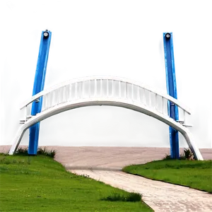 Pedestrian Bridge In Park Png Xuv27 PNG image