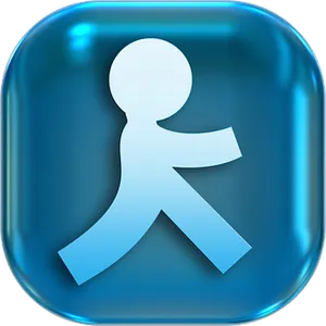 Pedestrian Symbol Icon PNG image