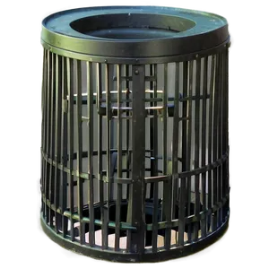 Pedestrian Trash Bin PNG 05042024