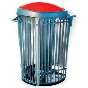 Pedestrian Trash Bin PNG 50