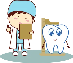 Pediatric Dentist Cartoon Character PNG image