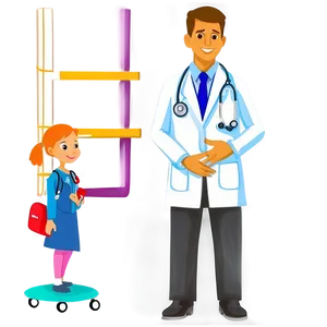 Pediatrician Doctor Cartoon Png 06212024 PNG image