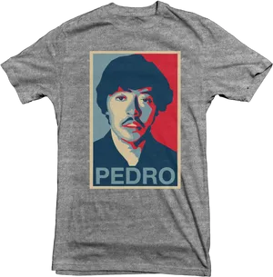 Pedro T Shirt Design PNG image