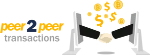 Peerto Peer Crypto Transactions PNG
