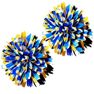 Peewee Cheer Pom Poms Png 06282024 PNG image