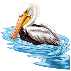 Pelican Bird Water PNG Qpr