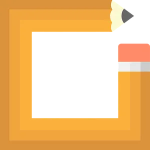 Pencil Drawing Frame Icon
