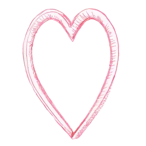 Pencil Drawn Heart Png 55 PNG image