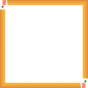 Pencil Frame Black Background