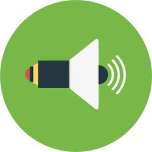 Pencil Megaphone Icon PNG