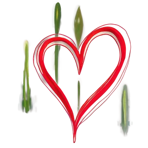 Pencil Sketch Heart Outline PNG 05252024 PNG