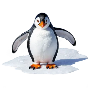 Penguin In Snow PNG 05062024