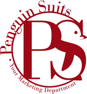 Penguin Suits Marketing Logo PNG
