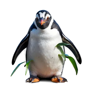 Penguin With Fish PNG 14