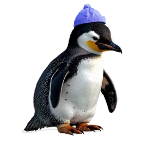 Penguin With Hat PNG 05062024