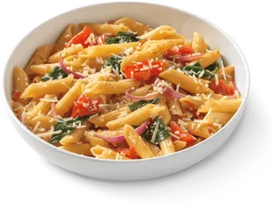 Penne Pastawith Vegetablesand Cheese